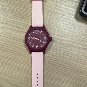 Pink and Burgundy Movado Watch